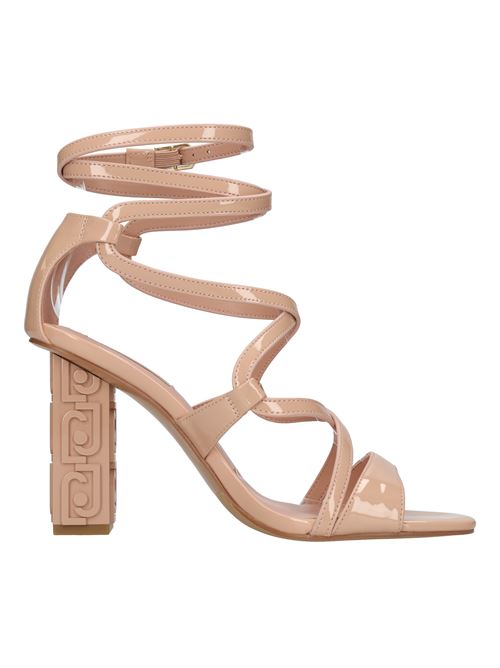 Patent leather sandals LIU JO | SA3111 EX004NUDE